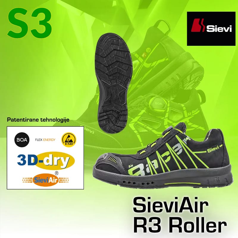 SieviAir Racer S3 - športni delovni čevlji