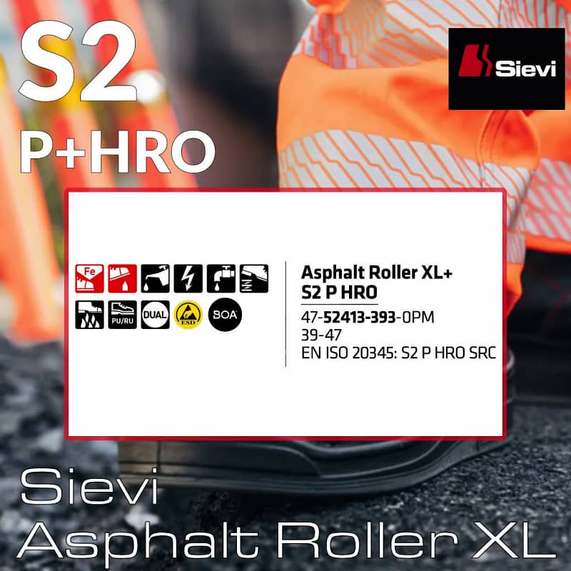 Delovna obutev Asphalt specializirana - lastnosti