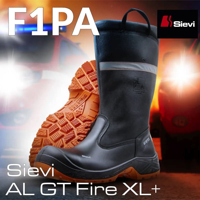 Gasilski delovni čevlji Sievi S3 F1PA - tema